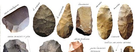 Tipología lítica del paleolítico para la Complutense